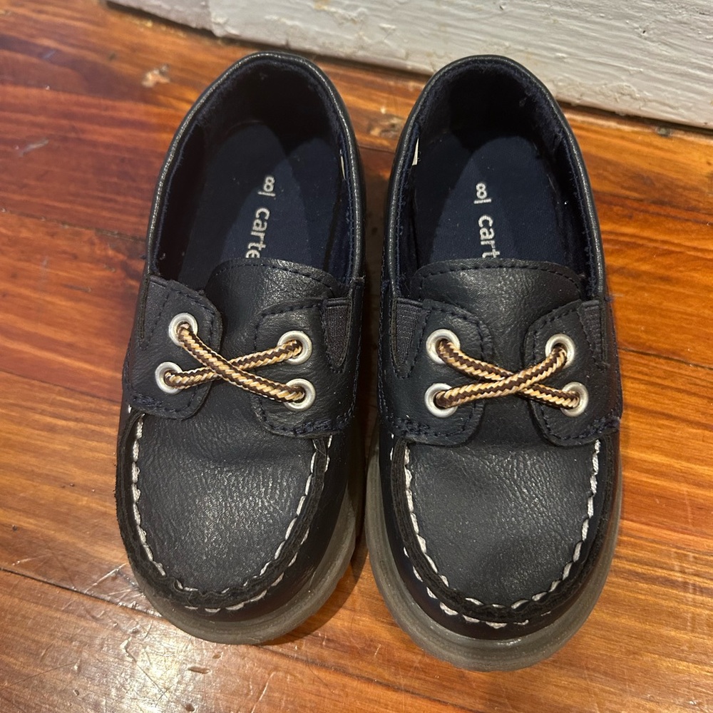 EUC Carters Toddler Boat Shoe Size 8